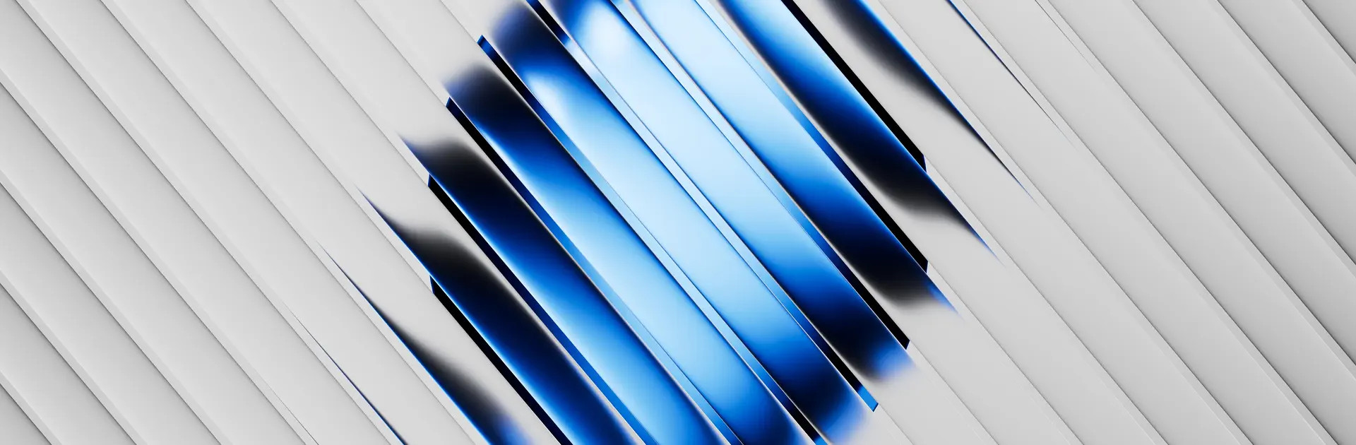 Líneas diagonales abstractas en tonos azul y gris plateado