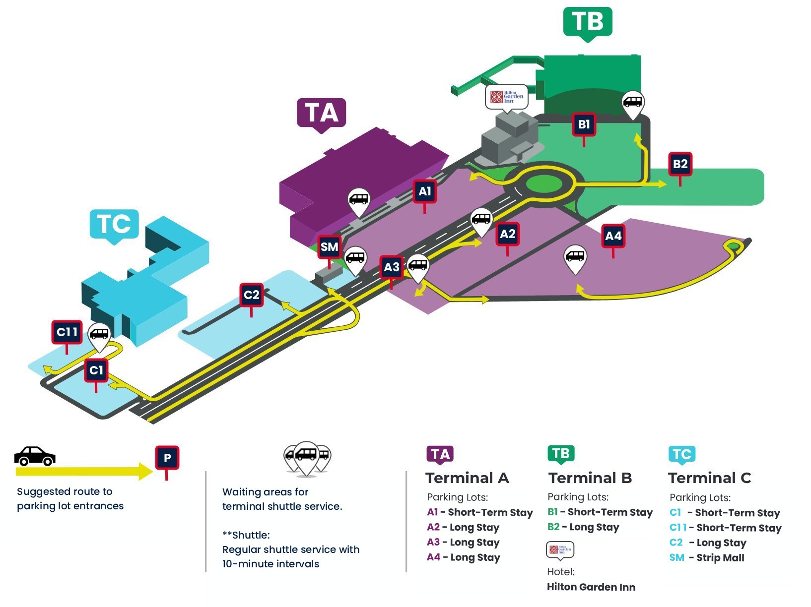 Parking map